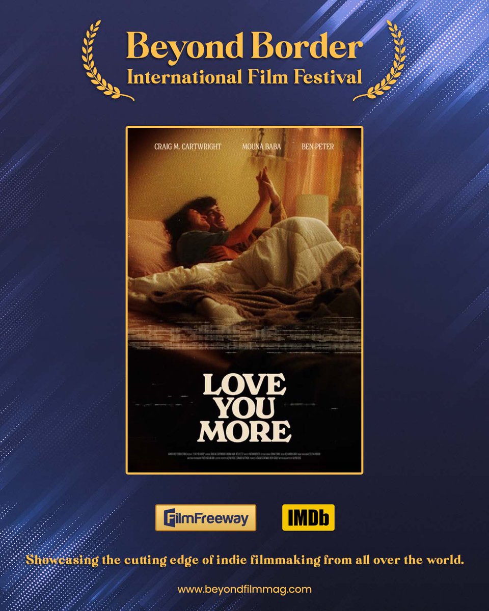 beyondborderiff's tweet photo. S23 official entry 🎬 - "Love You More" directed by Aliyah Rose.

#bbiff https://t.co/RICvEwdFCi