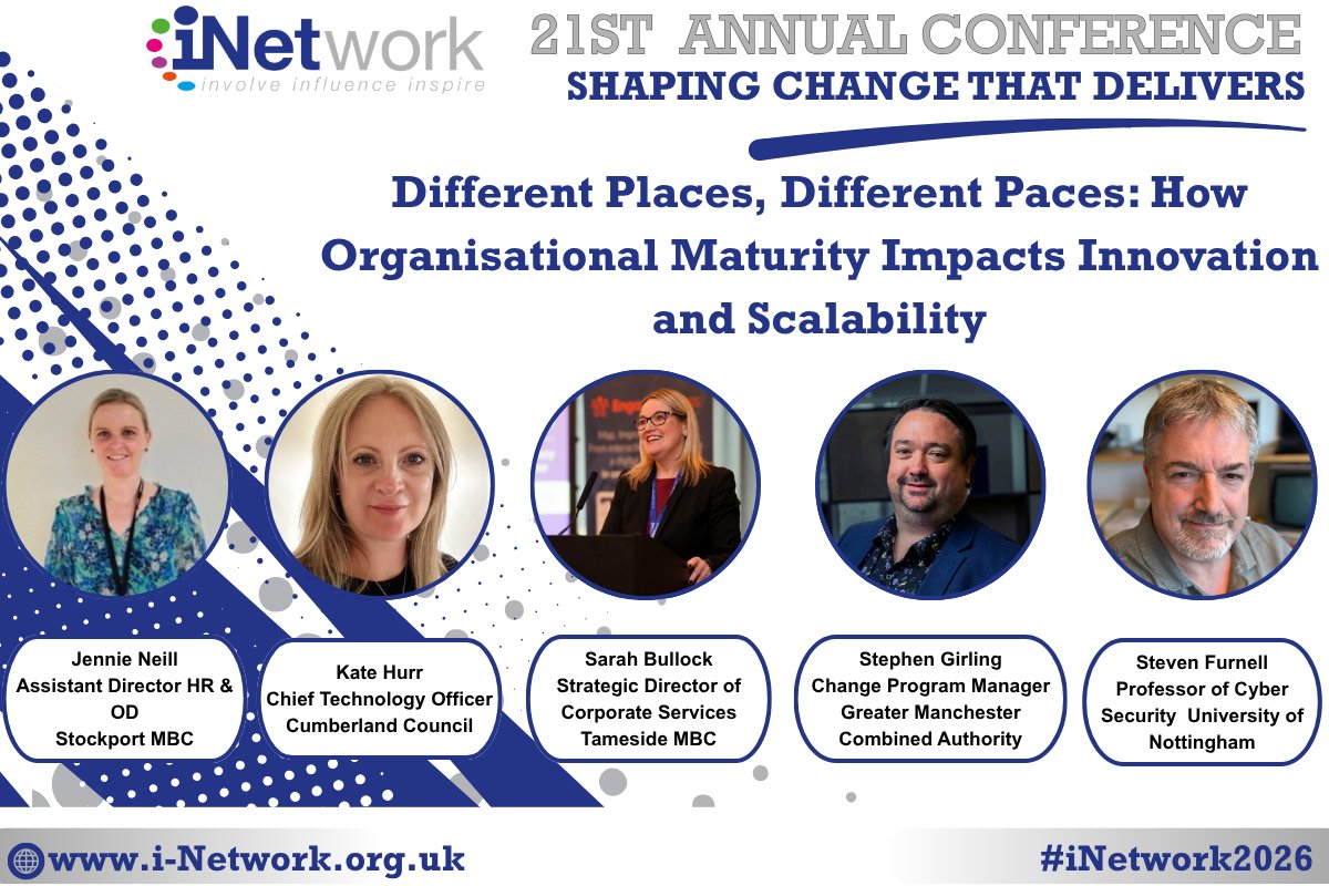 theinetwork's tweet photo. How does organisational maturity shape the pace of innovation?

Hear from our keynote panel, Different Places, Different Paces: How Organisational Maturity Impacts Innovation and Scalability, at the iNetwork Annual Conference 2026.

Secure your FREE spot: https://t.co/Yi3V3Aar0r https://t.co/wzHdrpOgS0
