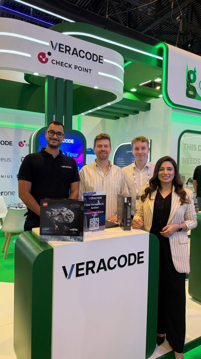 Veracode's tweet photo. September took Veracode around the world. 🌍 From the US and UK to Brazil and Dubai, we connected with security leaders on AI, software supply chain risk, and securing software in the AI-coding era. Four countries. One packed month. On to October. 🚀 https://t.co/ZjgCVuHcHI