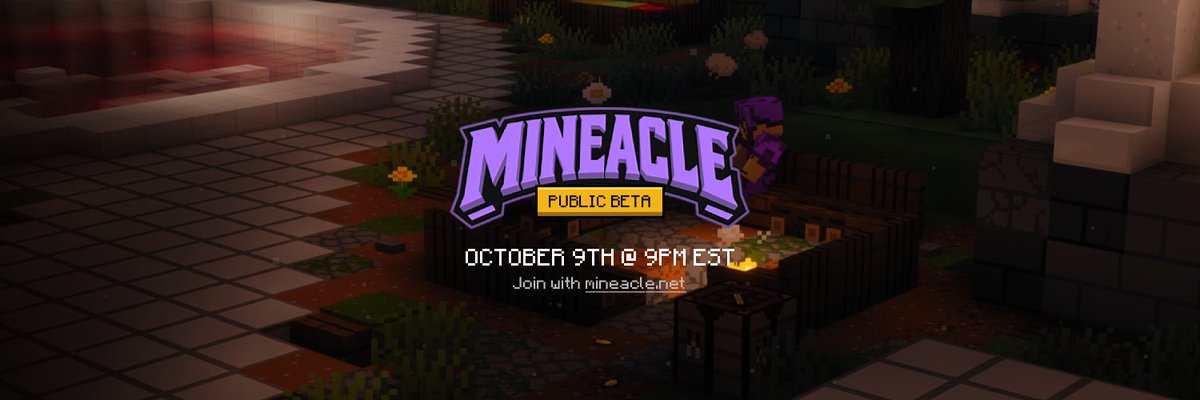 mineaclestudios's tweet photo. 3 days until we open! #minecraft

Are you a Minecraft content creator? Visit https://t.co/gG9LsGAqUl to register as a creator* for Mineacle!

See you all soon! https://t.co/PqJfFlSLfG