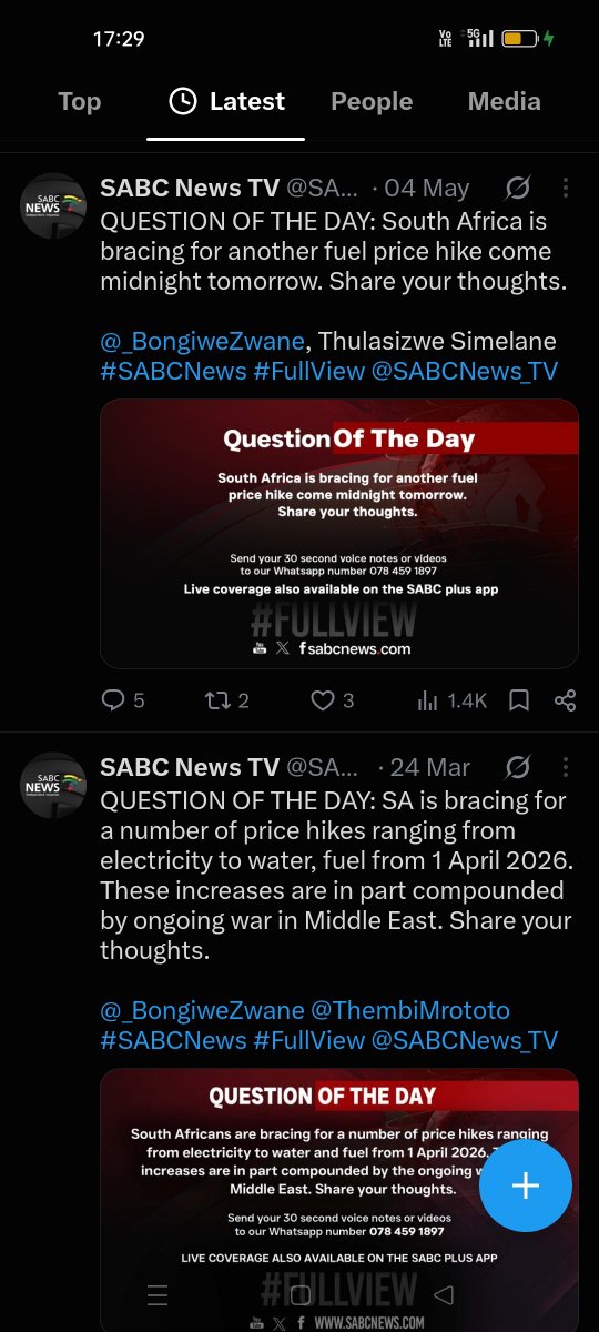 SocietyNews's tweet photo. @SABCNews_TV @_BongiweZwane Why does it feel like you have asked this question before. Is it because it always go up like a rocket 🚀 and down like a feather 🪶? | #TheFullView #SABCNews @SABCNews #FullView https://t.co/0zHgOCdiF0