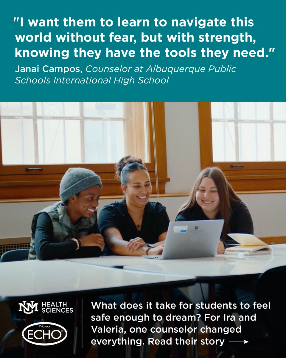 ProjectECHO's tweet photo. When educators and students work together to plan post-secondary education and careers, the results are transformational. Learn more about Project ECHO’s Future Ready Program: https://t.co/AasVDzFCF3

#WorldTeacherDay https://t.co/smUfjQEFxr
