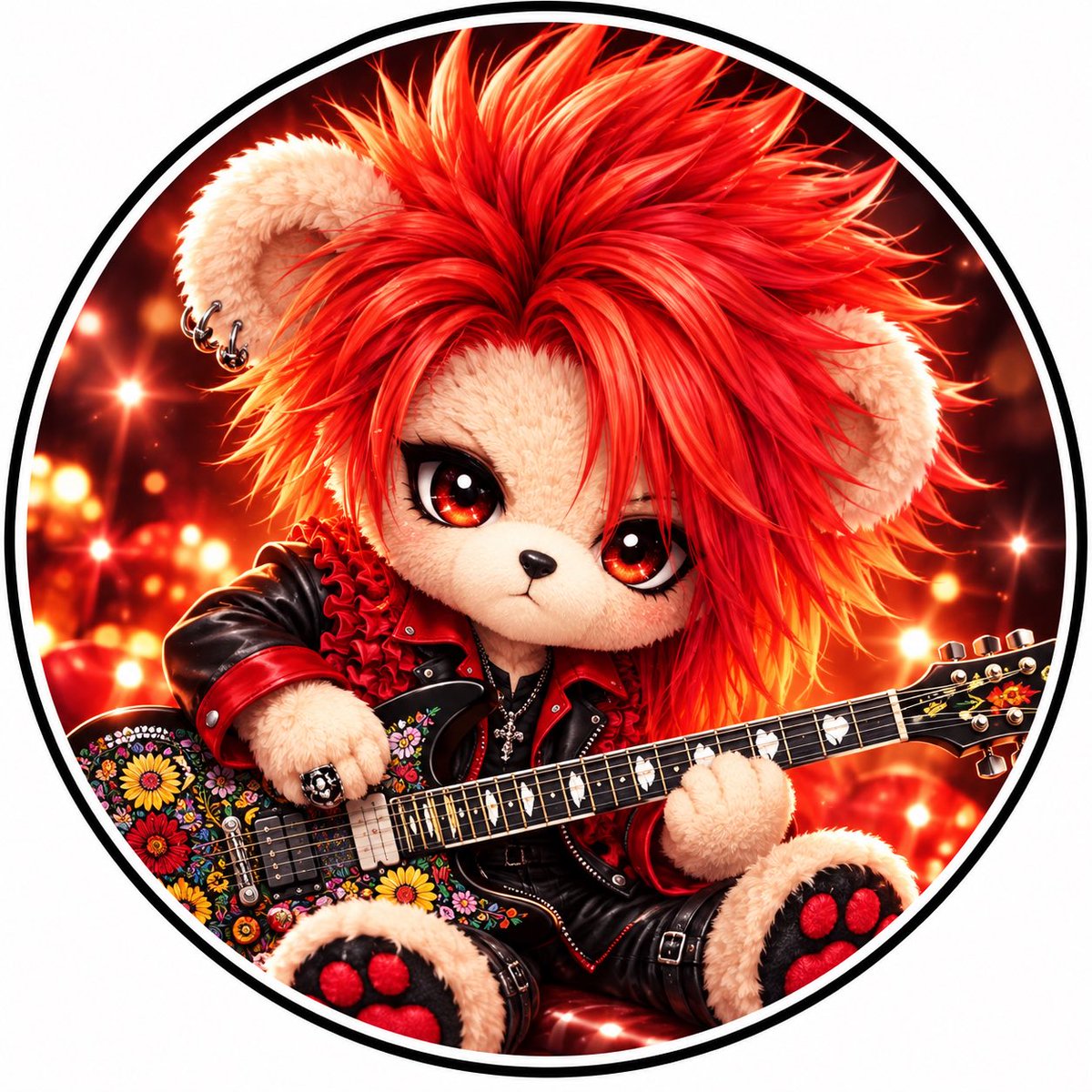 hide722yu's tweet photo. hideをイメージした、くま🧸ちゃん(*´罒`*)

 #hide
 #くま
 #画像どうぞ https://t.co/NXoY71ymOY