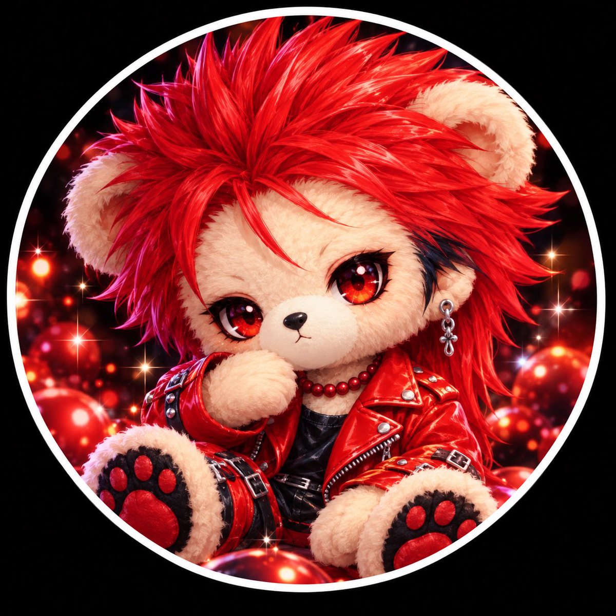 hide722yu's tweet photo. hideをイメージした、くま🧸ちゃん(*´罒`*)

 #hide
 #くま
 #画像どうぞ https://t.co/NXoY71ymOY