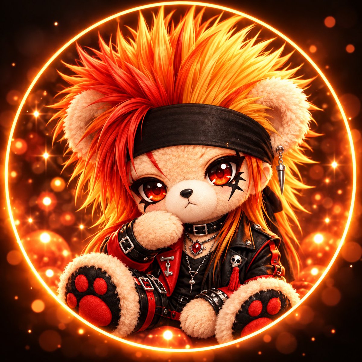 hide722yu's tweet photo. hideをイメージした、くま🧸ちゃん(*´罒`*)

 #hide
 #くま
 #画像どうぞ https://t.co/NXoY71ymOY