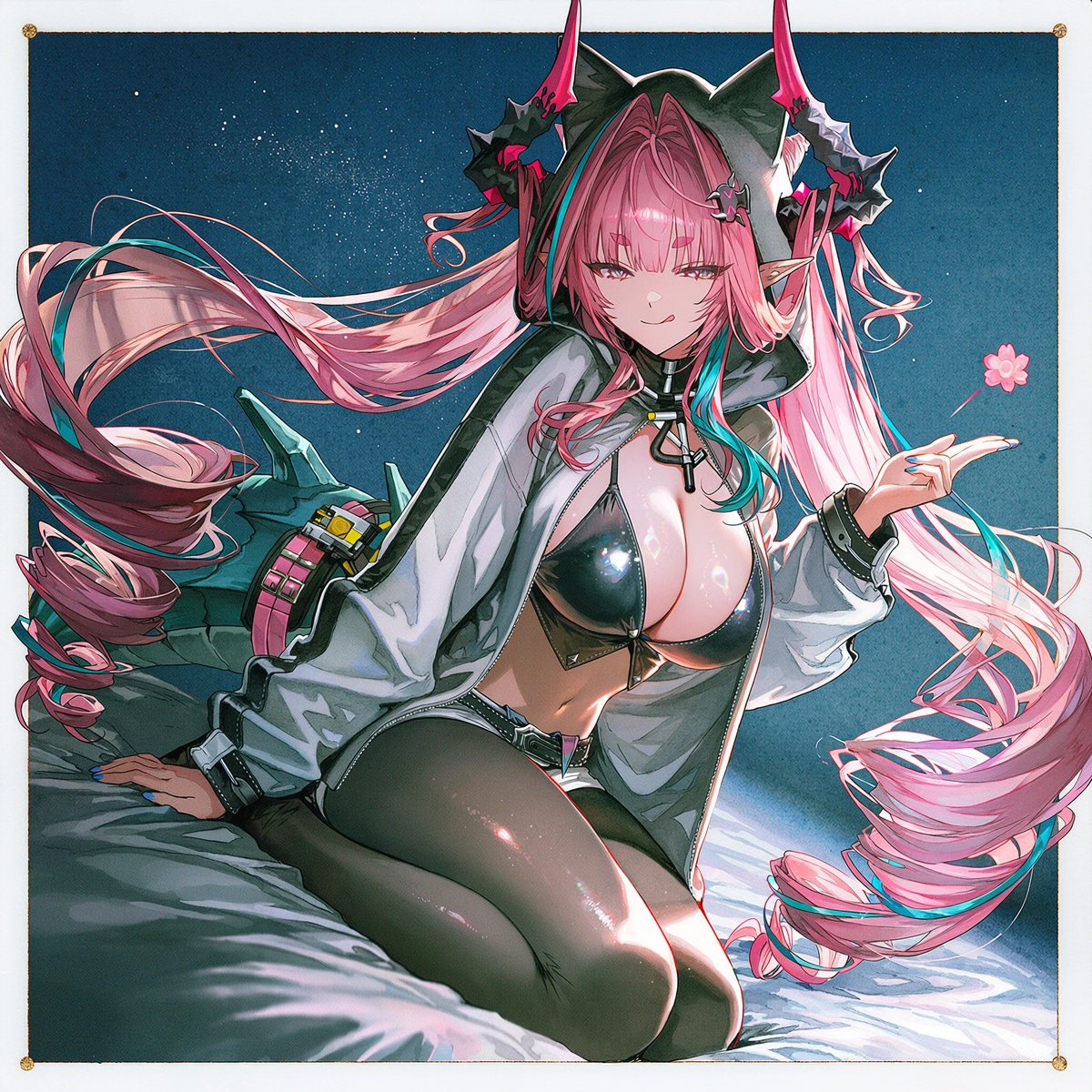 okuchi_d_AIpic's tweet photo. 猫耳フードを被ったイヴォンヌさんです。

イヴォンヌ / Yvonne / 伊冯
#AIart #AIイラスト #ArknightsEndfield https://t.co/lXkohqLecS