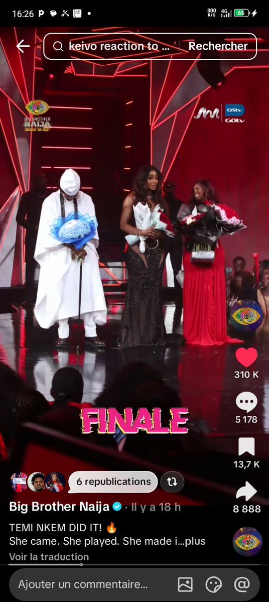 DavidSakowg's tweet photo. They said Temi Nkem was not fans favorite but look at the engagements 😂 
From Facebook to Instagram and TikTok. 
Congratulations Terminators and Temi Nkem 💃💃🎉🎉

#bbnaija https://t.co/3w8OAU9U00