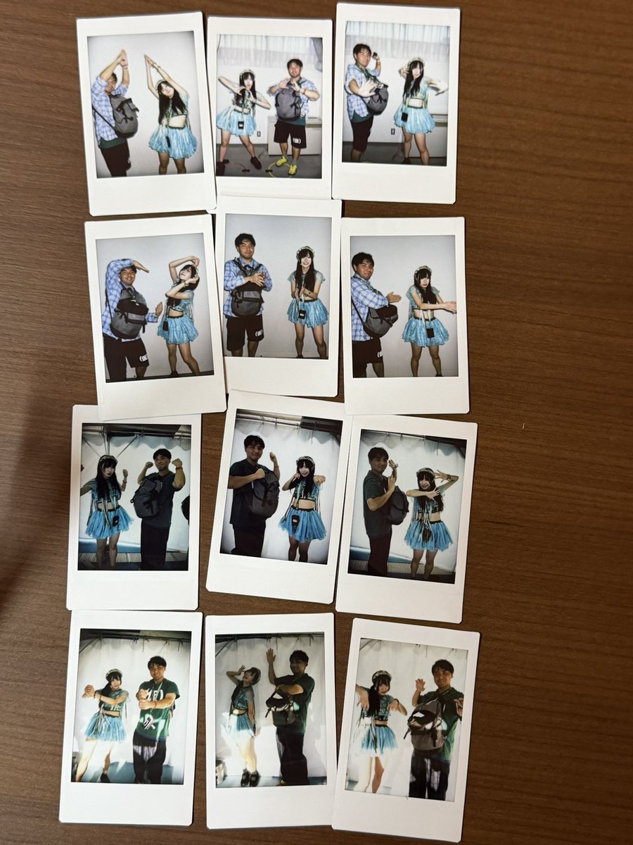 satsumakarin's tweet photo. 10/3クロフェス
10/4 かがやきフェスのチェキ
石川万鈴さん（アプガ仮）12枚
汐田愛梨さん（ワガラノ）10枚
アテナ・シオリさん（アルツバ）
新山瑞樹さん（サザンクロス）
ナナさん（パニモン）
ルミさん（パニモン）
新倉愛海さん（アプガ2）
島崎友莉亜さん（アプガ2）
藤永みれいさん（アプガ2） https://t.co/eJvJWMw7wa