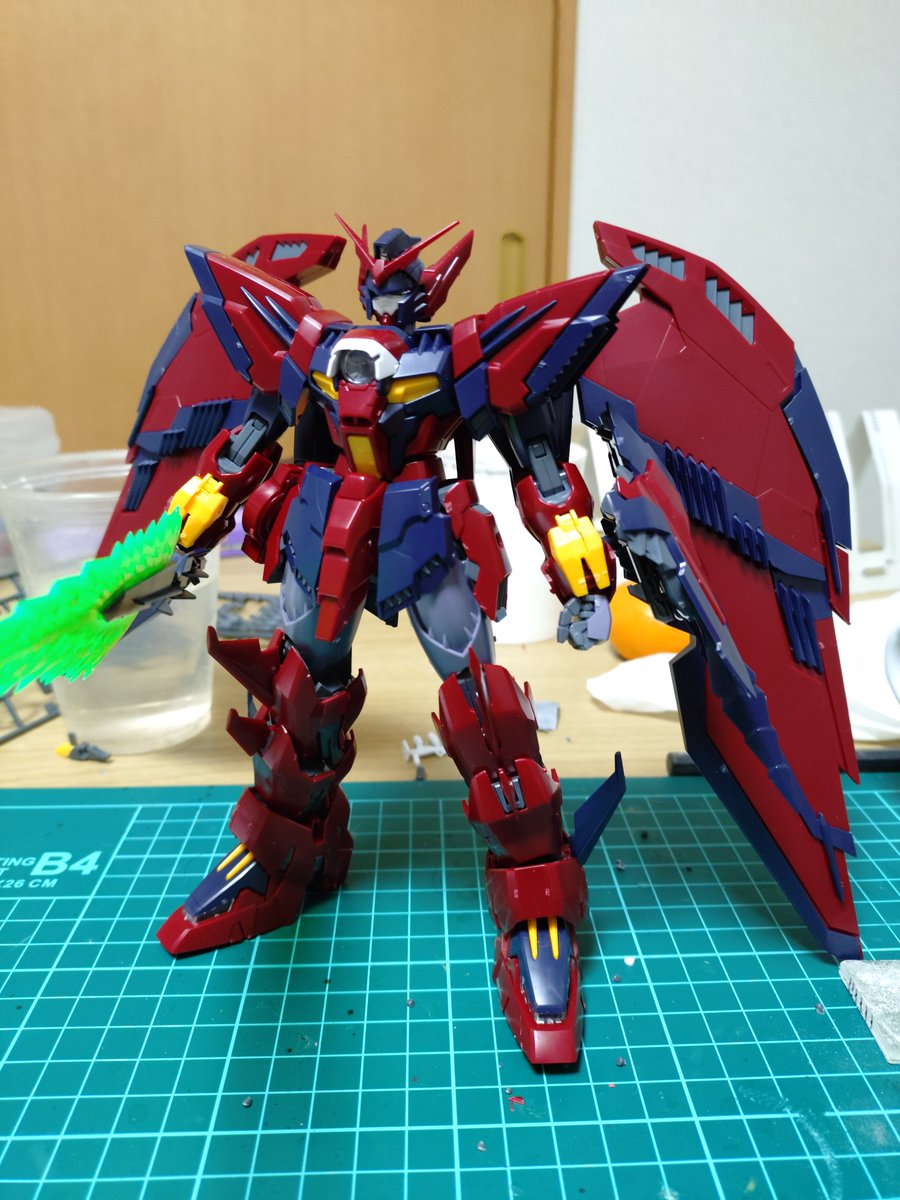 chappylog's tweet photo. 罪減らし。
前から思ってたけどMGエピオンさんは「惜しい」キット。
ちょっとイジれば化けるきかしかしない😀 https://t.co/BDsqAWVpN9