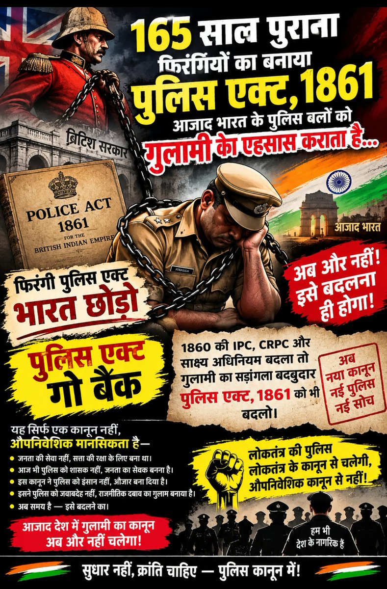 vivekkumar84's tweet photo. देश की पोलिसिंग से खिलवाड़ नहीं होना चाहिए ! https://t.co/lr0yp91mdx