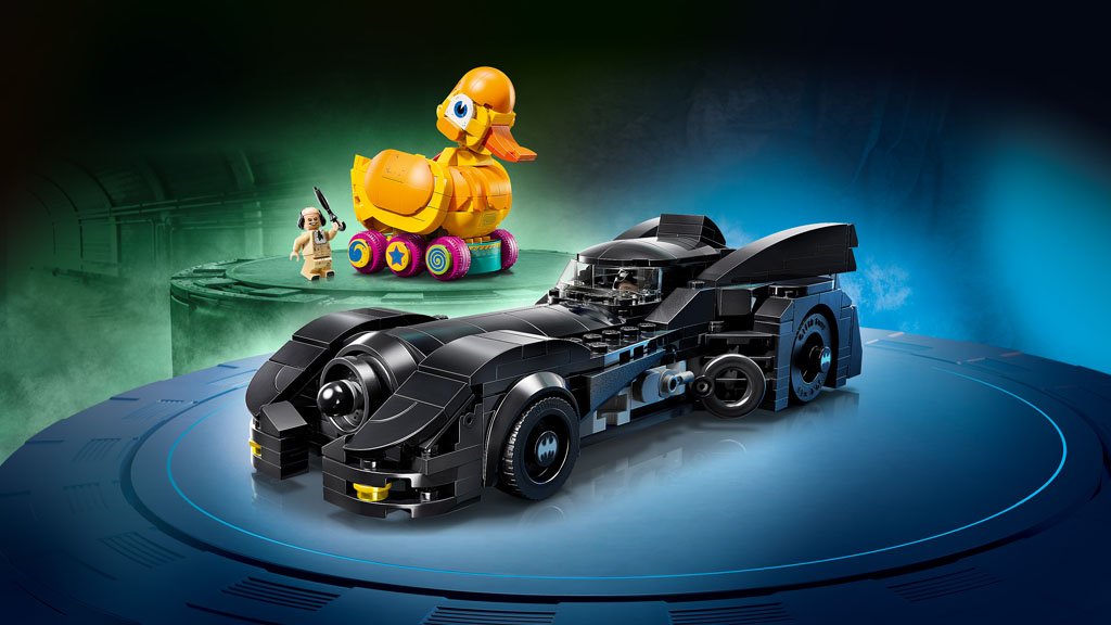Blitzwinger's tweet photo. NEW Batman Returns Batmobile Set Revealed!

Name: Batman Returns Batmobile &amp; Duck
Set #: 67008
Price: $59.99 USD
Piece Count: 672

#LEGOBatmanGame https://t.co/PBOV7Z3SXX