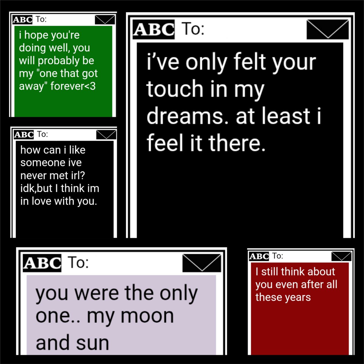 sweetcaninism's tweet photo. Like I said mine is mostly yearning messages for both my online names https://t.co/ymZIX7rplV