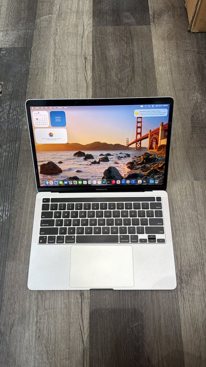 paraycomputers's tweet photo. 2020 MacBook Pro M1 chip 
8gb ram 256gb Touch Bar
 87% and 88% bh

7,000gh https://t.co/ByTrPnfHUk