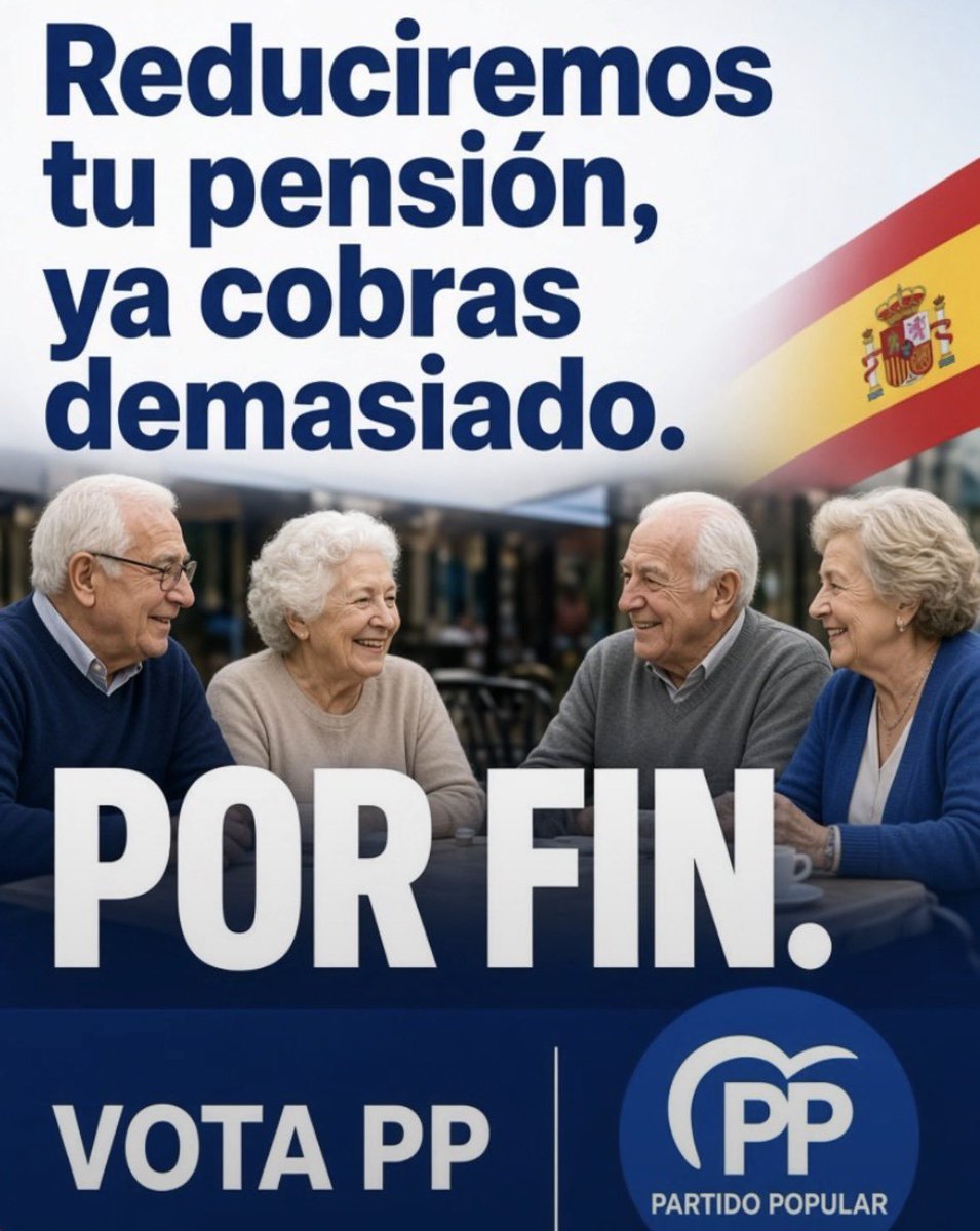 Aegon4rf's tweet photo. #Pensiones #pensionista #ppno #voxno #juntsno prioridad nacional callarse cuando fondos buitres EXTRANJEROS echan a españoles de sus casas o tram amenaza a España o pone aranceles,y patria es la pasta https://t.co/91Yd1tfwWp