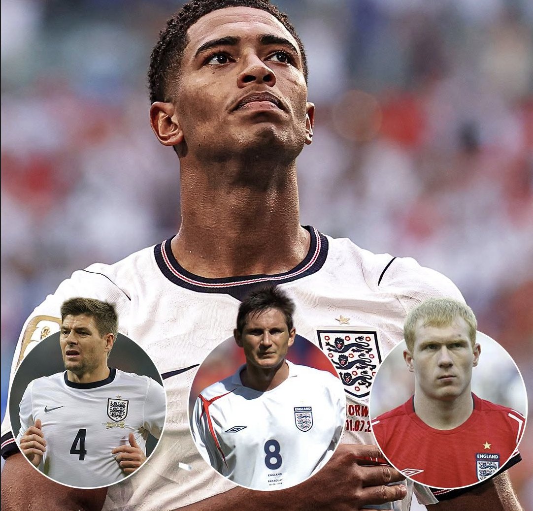 TouchlineX's tweet photo. 🚨🗣️ 𝗡𝗘𝗪: Micah Richards: "Jude Bellingham has done MORE for England than Steven Gerrard, Frank Lampard and Paul Scholes!" https://t.co/OaGLYwqXz3
