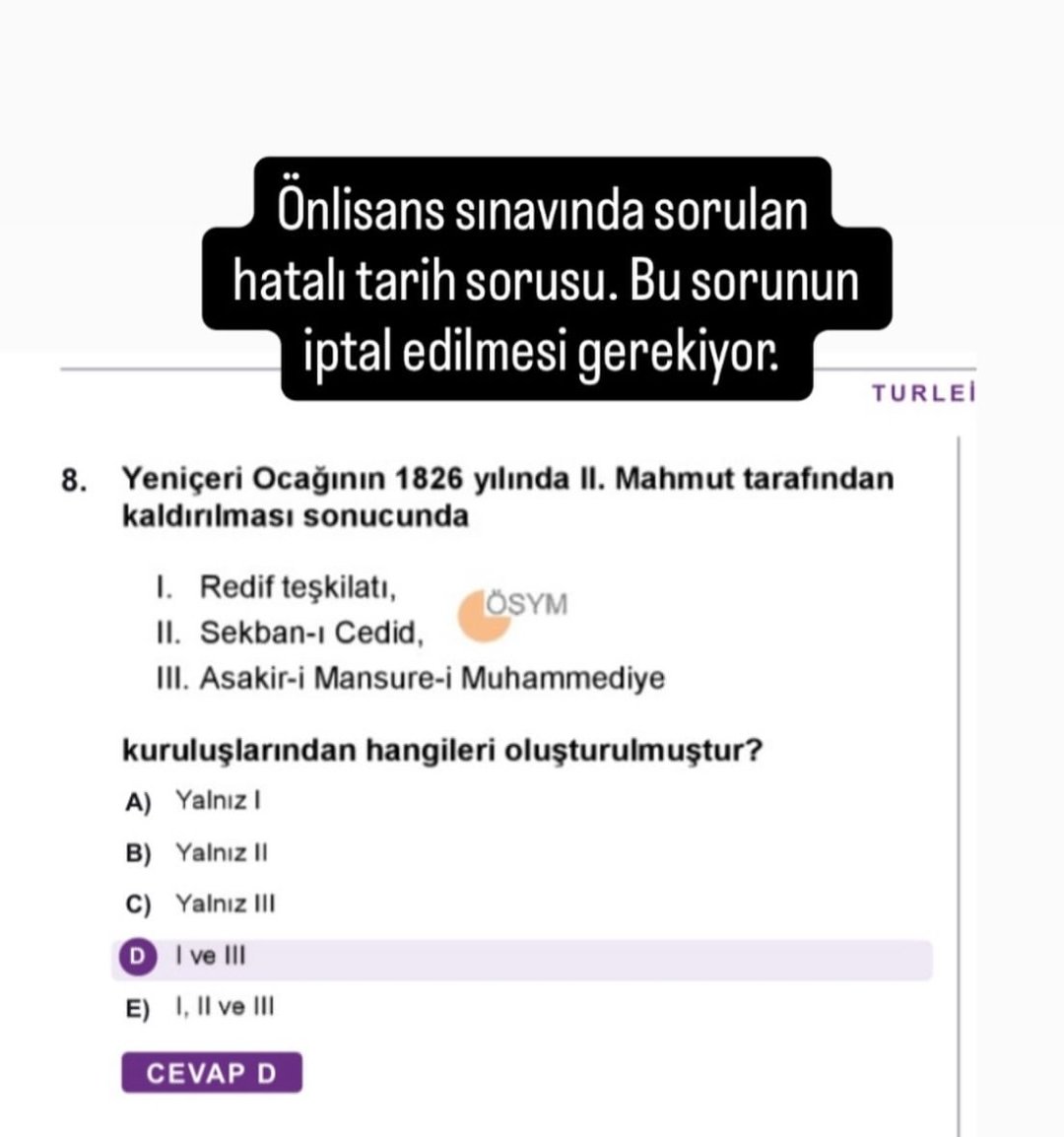 feerraaah's tweet photo. II. Mahmut tahta ilk çıktığında III. Selim zamanında kurulan Nizam-ı Cedit askerlerini toplayarak Sekban-ı Cedit Ordusunu kurdu, yeniçeriler isyan ederek bu ocağı kaldırdı. 1826 yılında II. Mahmut yeniçeri ocağını kaldırdı yerine Asakir-i Mensure-i Muhammediye ordusunu kurdu. https://t.co/4Jfc7n9xVK