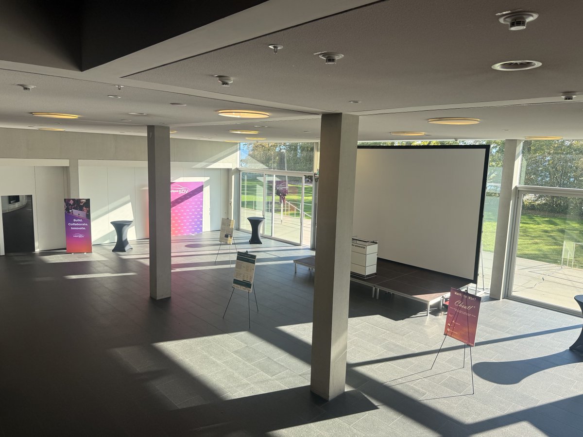 SDVeclipse's tweet photo. The quiet before the storm… 🚗💻

Registration is closed – we're fully booked! Staff has arrived at the venue. Everything is prepared.

One last day to charge the laptops, sharpen the ideas, and get ready to build.
See you tomorrow, hackers. ⚡

https://t.co/7D07VVNBiO https://t.co/nw8pPtc4MD