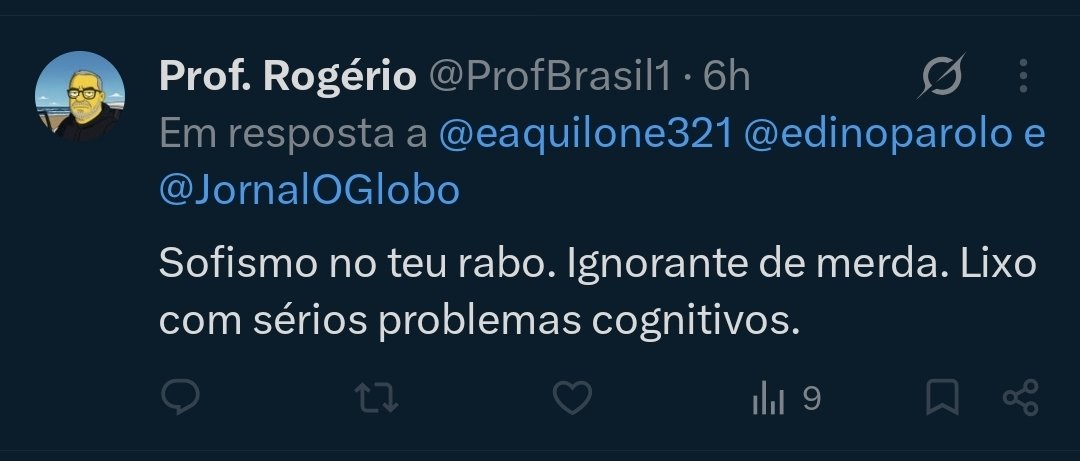 eaquilone321's tweet photo. Esse cara aqui todo nervosismo sequer sabe escrever sofisma.

Ficou com raiva, deu chilique e me bloqueou kkkkkkkkkk https://t.co/I2I4heUjdI