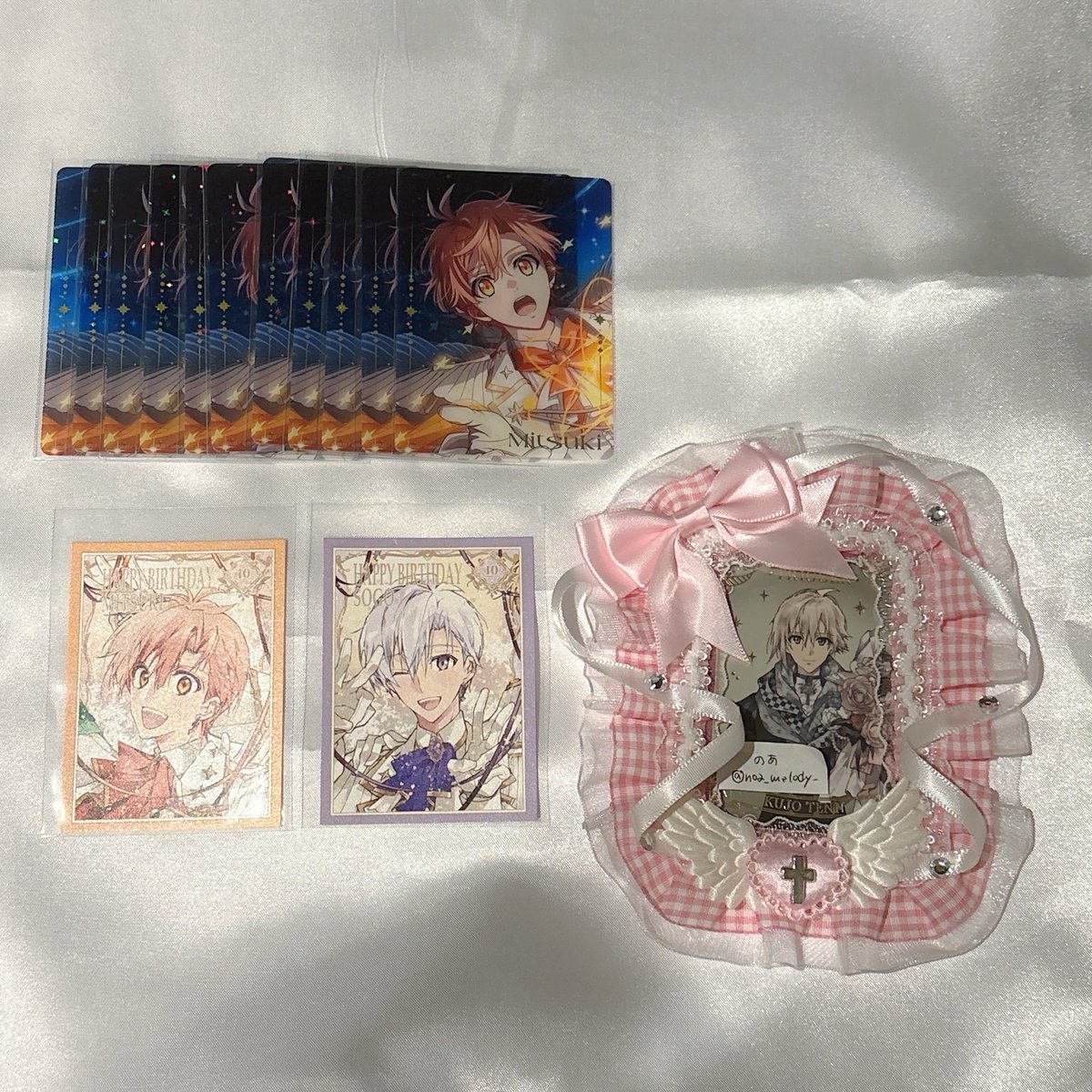 noa_melody_'s tweet photo. 𓊆 交換 / 譲渡 𓊇 アイドリッシュセブン アイナナ 16SS 16STAR 16 STAR SIGNS UR クリアカード 特典 アソビストア クリアカード

꒰ 譲 ꒱ 三月 壮五

꒰ 求 ꒱ 天 / 陸 or 定価 / 特典¥800 (+送料)

⟡ 壮五は交換のみ
⟡ 特典三月の譲渡はクリアカード全て含む取引のみ
⟡ 郵送 or 天王寺手渡し https://t.co/olmQsoUgZ6