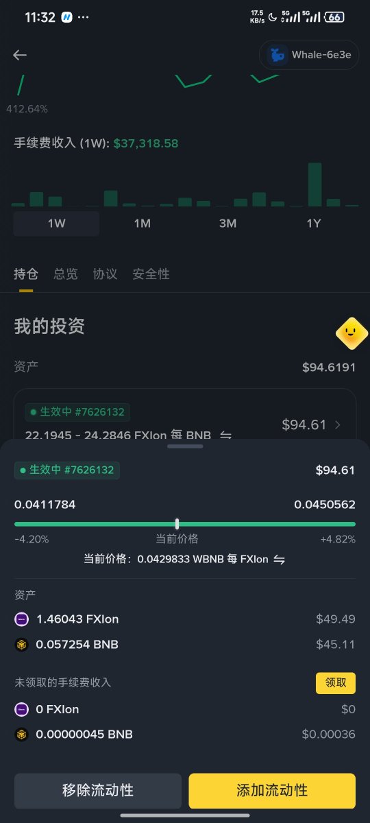 kingsgame3's tweet photo. #记录 LP

这次做的是 FXI on 对 BNB，LP 的第二笔。

和之前的 BNCB 对 WBNB 一样，都处于小仓试水的状态

之前的 BNCB 每天的回报率大概在 0.25%左右。这次的有多少？拭目以待

#通往财富自由之路 https://t.co/zIbAlnP0ts