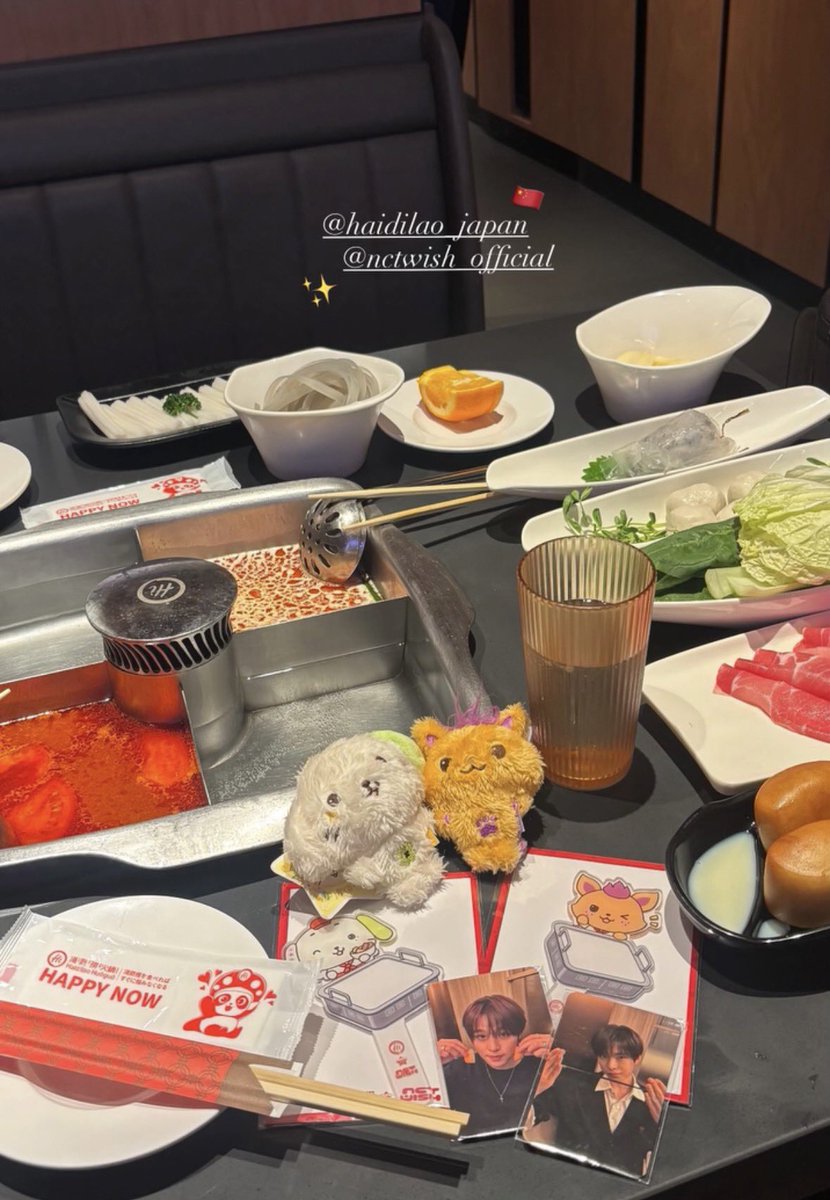 haruri__i's tweet photo. ハイディラオのウィシコラボ初日行ってきた〜•͈ᴗ⁃͈★
店内BGMも内装もウィシちゃんばっかりでめっちゃ楽しかった〜✨
シオンリョウ狙いに絶対また行く〜！！ https://t.co/QkrNDyUfrO