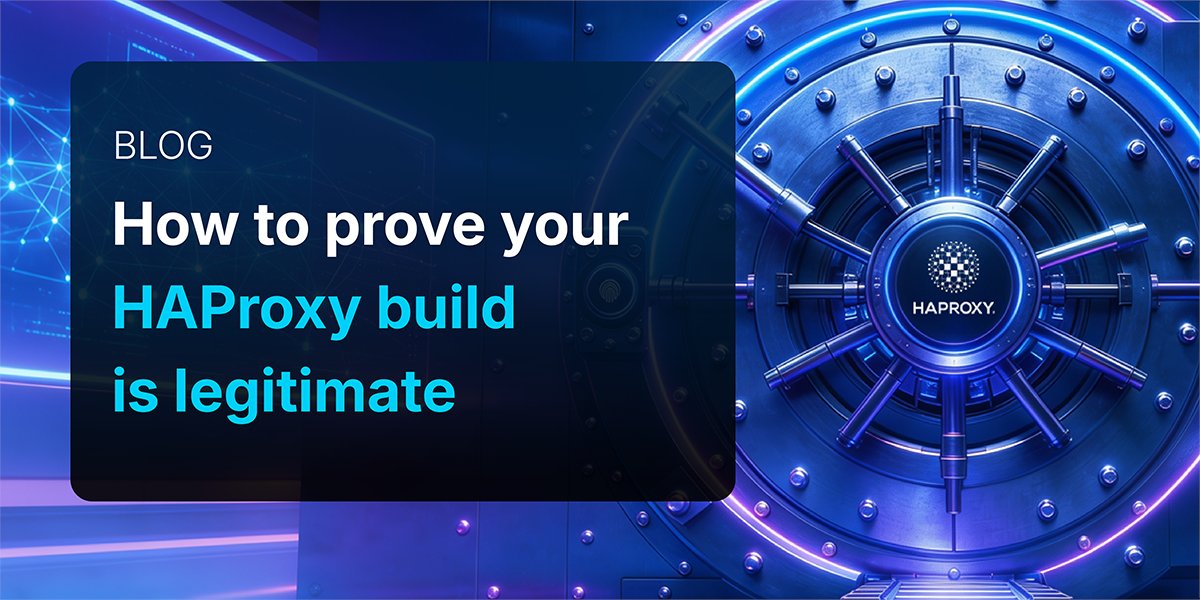 HAProxy's tweet photo. What does a compromised load balancer look like? Usually, just like a healthy one. 

Rapid7 Labs found a backdoor in a modified HAProxy build on hosts the attackers had already compromised. 

There was no CVE and no tampered download. Here's how to verify every build you run: https://t.co/ZE3ESdFnOQ