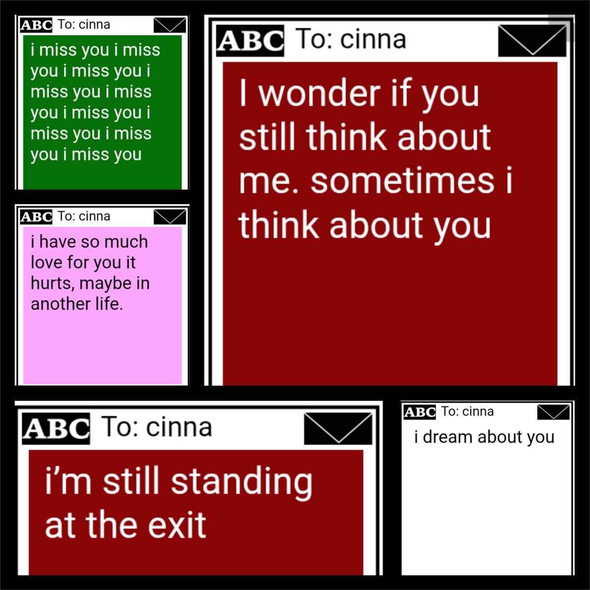 sweetcaninism's tweet photo. Like I said mine is mostly yearning messages for both my online names https://t.co/ymZIX7rplV