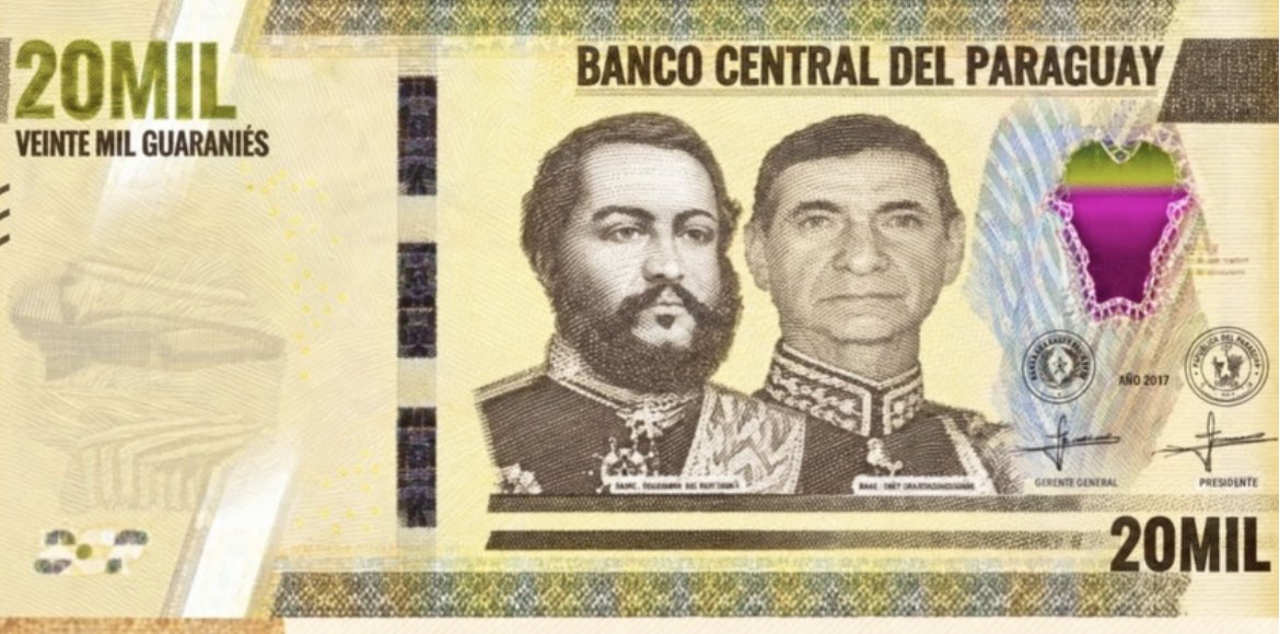 Dua_aborigen's tweet photo. Nuevo billete de 20 mil guaraníes https://t.co/73pFNS76k4