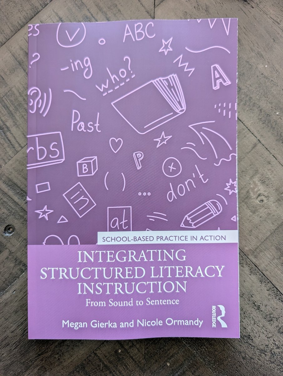 MeganGierka's tweet photo. Our first book is officially published! We wrote this book to support skilled educators as they integrate reading and writing into a structured literacy lesson. 

💜 A special thank you to my best friend in the world @NicoleOrmandy & our reviewers Tim Odegard, @SoniaCabell, Aviva Coyne-Green, Tina Zampitella, Ray Christner, @Shawpsych... & Linnea Ehri (who kindly wrote our foreword)!

Amazon orders ship next week -- link in bio ☺️