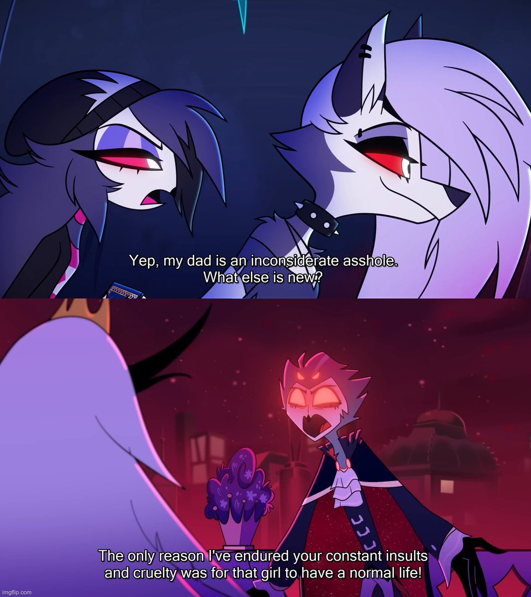 _Choco_torta's tweet photo. I hope this season we can understand everything a little better, because either Stolas was an expert at hiding his suffering and pretending everything was fine or Via was locked in her headphones 24 hours a day 🤔
#HelluvaBoss #Hellaverse #Octavia #Stolas https://t.co/UdOknoEI2k