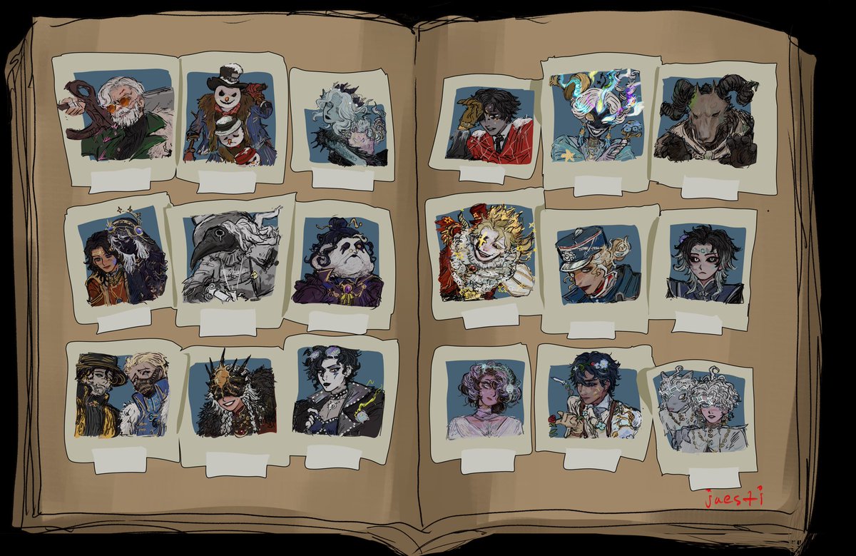 jaestiy's tweet photo. fav skin design for every hunter 
#identityv #第五人格 https://t.co/CjC4CUK4ng
