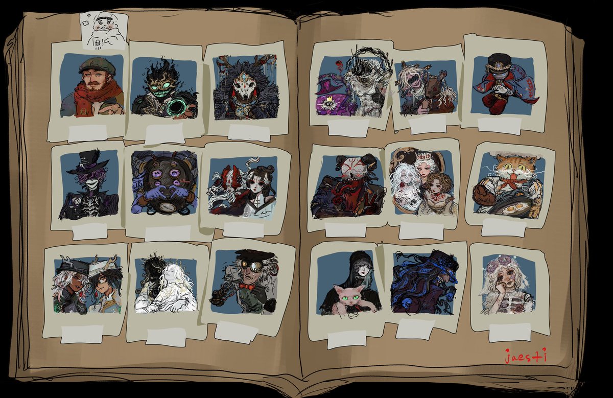 jaestiy's tweet photo. fav skin design for every hunter 
#identityv #第五人格 https://t.co/CjC4CUK4ng