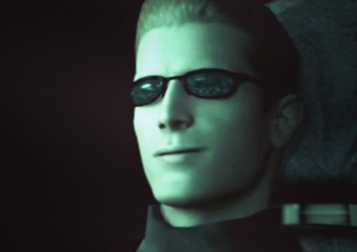 _Wesker_Kisser_'s tweet photo. Fuck is he so smiley about 😭😭 Wesker I'm gonna put my finger up your nose https://t.co/bU50vpwKfN