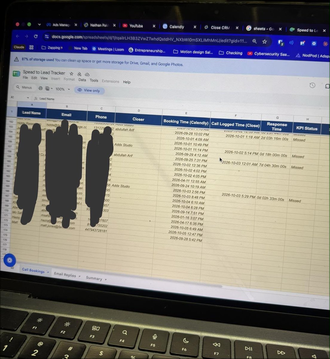 harisasfq's tweet photo. 1 automation that keeps our no show rate below 10% 

Speed to lead. Every call that books. Its information goes to slack. 

From there the setters call them within 5 minute. Otherwise the kpi gets missed https://t.co/dXSF2EfC6E