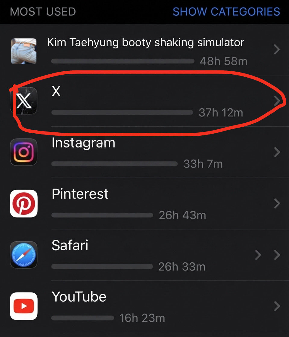 vgukace's tweet photo. my twitter screentime is so embarrassing omg i need to get a job https://t.co/qLfdPEXT5B