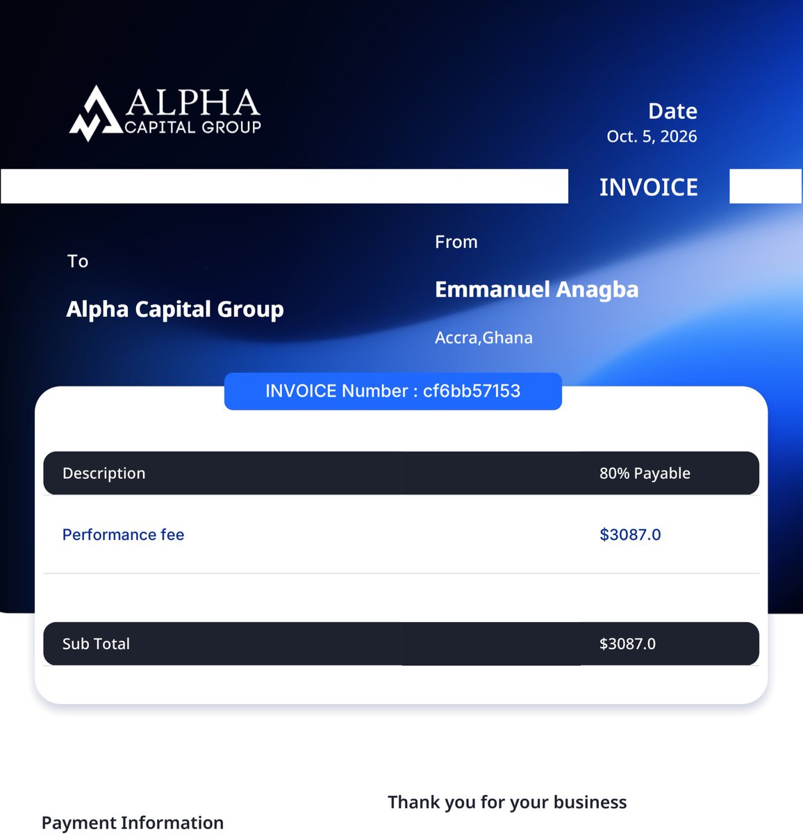 thisMVP's tweet photo. $4000 Payouts Requested for the biggest @AlphaCapitalUK 

Lets see how long it'll take

I'll be giving away one $25k account from @AlphaCapitalUK to one lucky winners in the comment after payout https://t.co/VER3KQZSP6