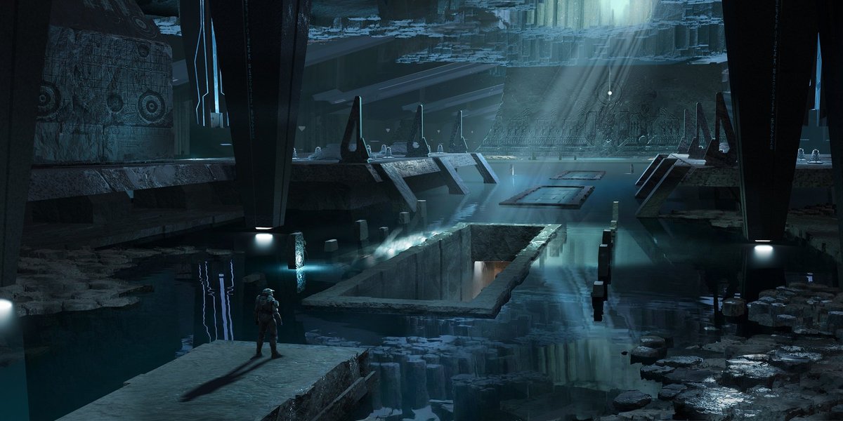 HiddenXperia's tweet photo. As a final farewell, Halo Studios just dropped a load of concept art on Zeta Halo that's seemingly from their now scrapped Halo 7...

Infinity crash site ("Helms Deep"), The Endless, a Forerunner stone city, Ancient ruins and more 😭

They should've done Campaign DLC man, we were fkn robbed: https://t.co/I7TOIna7PV