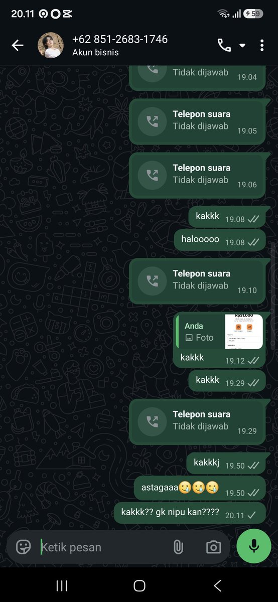 mawwwape's tweet photo. @eevwez kakak jgn lupa beli seblak prasmanan 31rb biar diare terus2an ya😇😇😇 untung abis di tf ortu jadi yaudahlah anggap sedekah ke calon kerak neraka https://t.co/6wK9Qm32vs