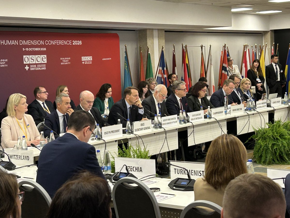 CZMissionVienna's tweet photo. At the #2026WHDC Ambassador @HonzaMarian voiced support for @OSCE autonomous institutions  @osce_odihr, @OSCE_RFoM and @oscehcnm &amp; @SwitzerlandOSCE Special Representatives. 
Furthermore 🇨🇿 condemns immense human suffering caused by Russia in Ukraine. 🇨🇿 stands firmly with 🇺🇦 https://t.co/gEDhJrwYAP