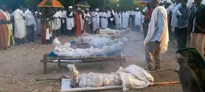 SeifGebre's tweet photo. A mother &amp; her five children were killed today in an Ethiopian drone strike on an #IDP camp in Sheraro, NW #Tigray. Civilians in Tigray continue to be deliberate targets.

@hrw @amnesty @UN_HRC @StateDept @SenateForeign @HouseForeign @UKParliament @EU_Commission @IntlCrimCourt https://t.co/4zOiKCKmAC