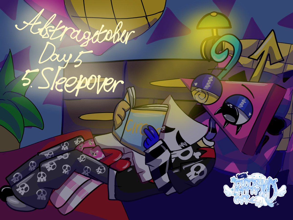CUT13K1TTYC4TXD's tweet photo. ⊹₊˚‧︵‿₊୨ᰔ୧₊‿︵‧˚₊⊹
#Abstragetober Sleepover
              · · ─ ·ʚɞ· ─ · ·  
Abstragetober by @ribbontwining 

Taggies~ <3 : #TheAmazingDigitalCircus #Abstragedy #GanglexZooble #TADC https://t.co/jaHwNyEKtO