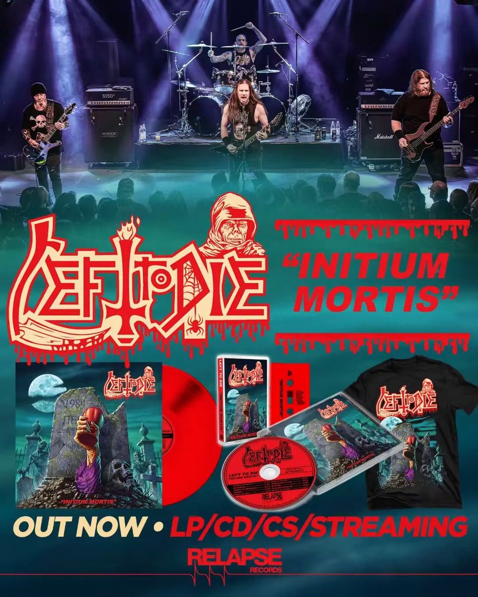 TerryButler67's tweet photo. INITIUM MORTIS out NOW !!
Get yours while you can !!

@RelapseRecords https://t.co/RSNeUYVlnM