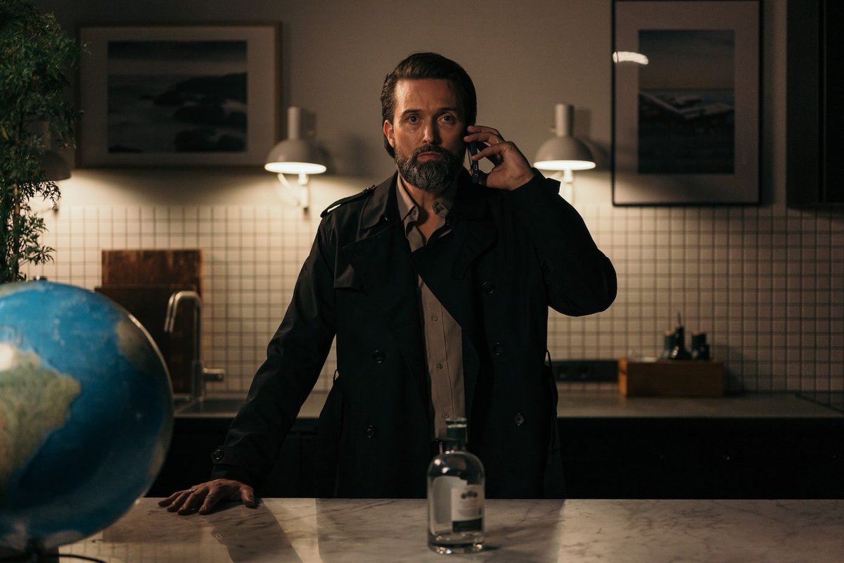 TVStreamingWeek's tweet photo. Here's a first look at Celebrity Traitors star Sharon Rooney and MobLand's Emmett J. Scanlan in the upcoming six-part thriller An Impossible Way to Die. Coming to @channel5_tv next year...

📷: Lukas Salna/Clapperboard Studios https://t.co/xJXJMWOa5g