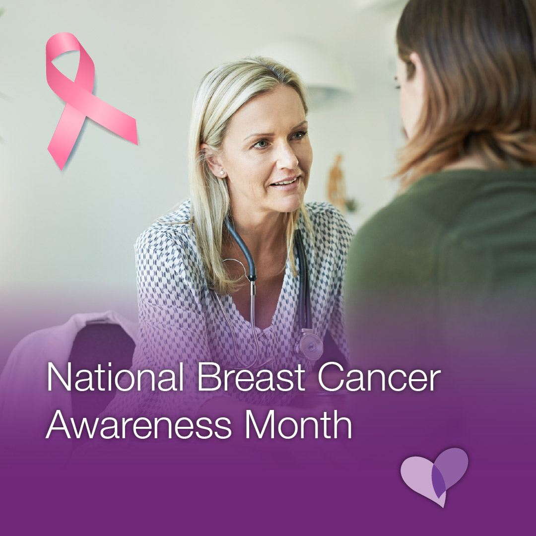 caresource's tweet photo. October is #NationalBreastCancerAwarenessMonth. It is a time to celebrate people who beat breast cancer and help people who are still fighting it. It is important to find breast cancer early. Finding breast cancer early can save lives. 💜 

If you need help finding a doctor for a breast cancer screening, use our tool here:  https://t.co/xZCAmKamMH