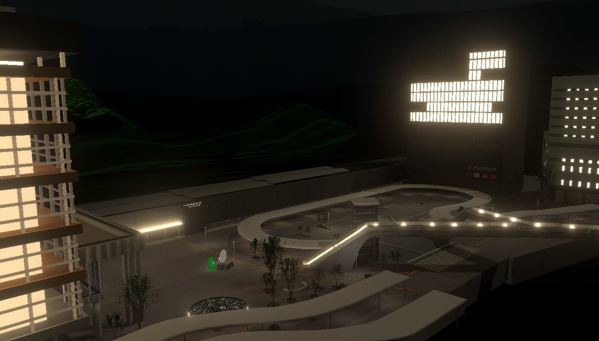 CHESED___'s tweet photo. #VRChat_world紹介 
#バーチャル熊本駅前広場
公開しました

熊本地震からの復興応援のために制作
ワールド内3Dオブジェクト全てをモデリング

3D化した郷土料理展示や観光名所案内、熊本クイズな���もあります
このワールドをきっかけに熊本に興味を持っていただければ嬉しいです

PC/Android/iOS対応 https://t.co/pKNZFT3OUM
