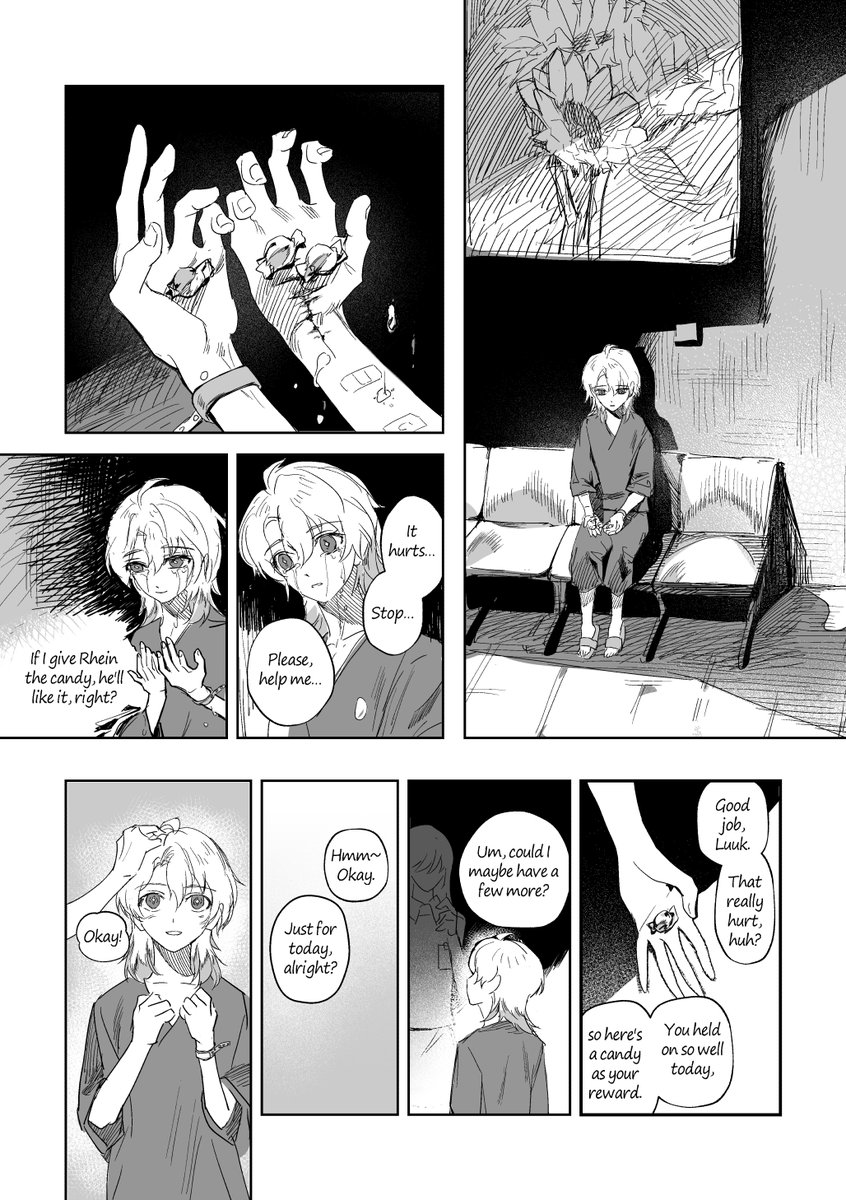 ifekusa's tweet photo. Roverluuk 🐈‍⬛🧬
If Luuk met Rover while he was getting treatment at Novialle
Read from right to left 
(4/30) https://t.co/ZcZpBG5oWB