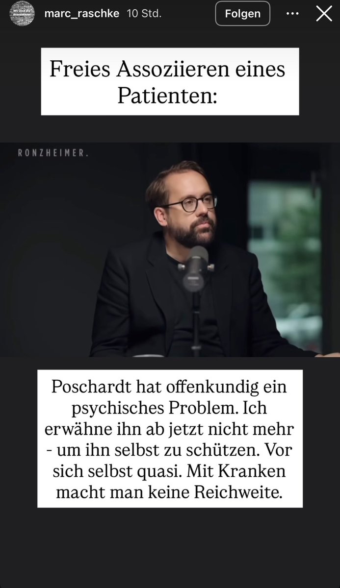 ulfposh's tweet photo. der klassische nazitrick: wer anderer meinung ist, ist krank

und danach von größten lauch ever mark reschke https://t.co/mTAAfnaLOQ