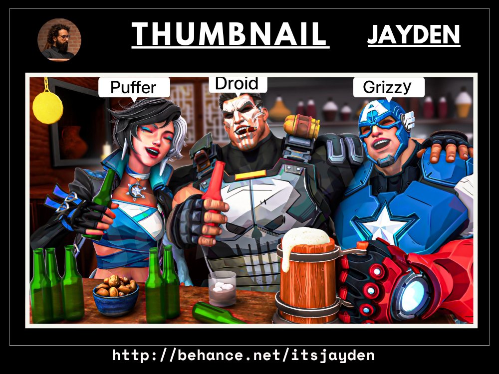 Its__jaydenn's tweet photo. Big hero moments deserve strong thumbnail composition. โก
Choose one character moment and build around it.
Clear action creates instant curiosity. ๐ฏ
#MarvelRivals #GamingThumbnail #GamingDesign #ThumbnailDesign #YouTube https://t.co/2pILOlLBCy