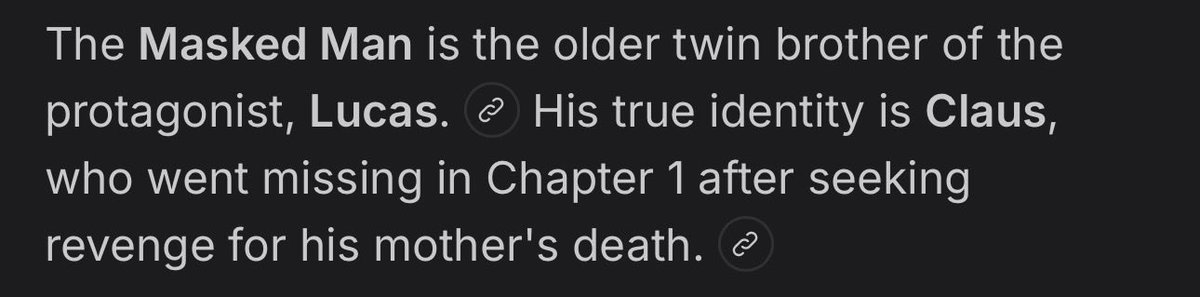 user17381087's tweet photo. @druttwttakes “what was the masked man’s relationship to the protagonist in mother 3?” https://t.co/D2ghq3XPsX