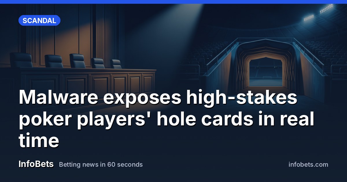 infobetscom's tweet photo. Malware exposes high-stakes poker players' hole cards in real time
Should poker sites do more to stop screen-sharing malware like this?
#PokerCheating #Jurojin https://t.co/X8WQfw6oZY